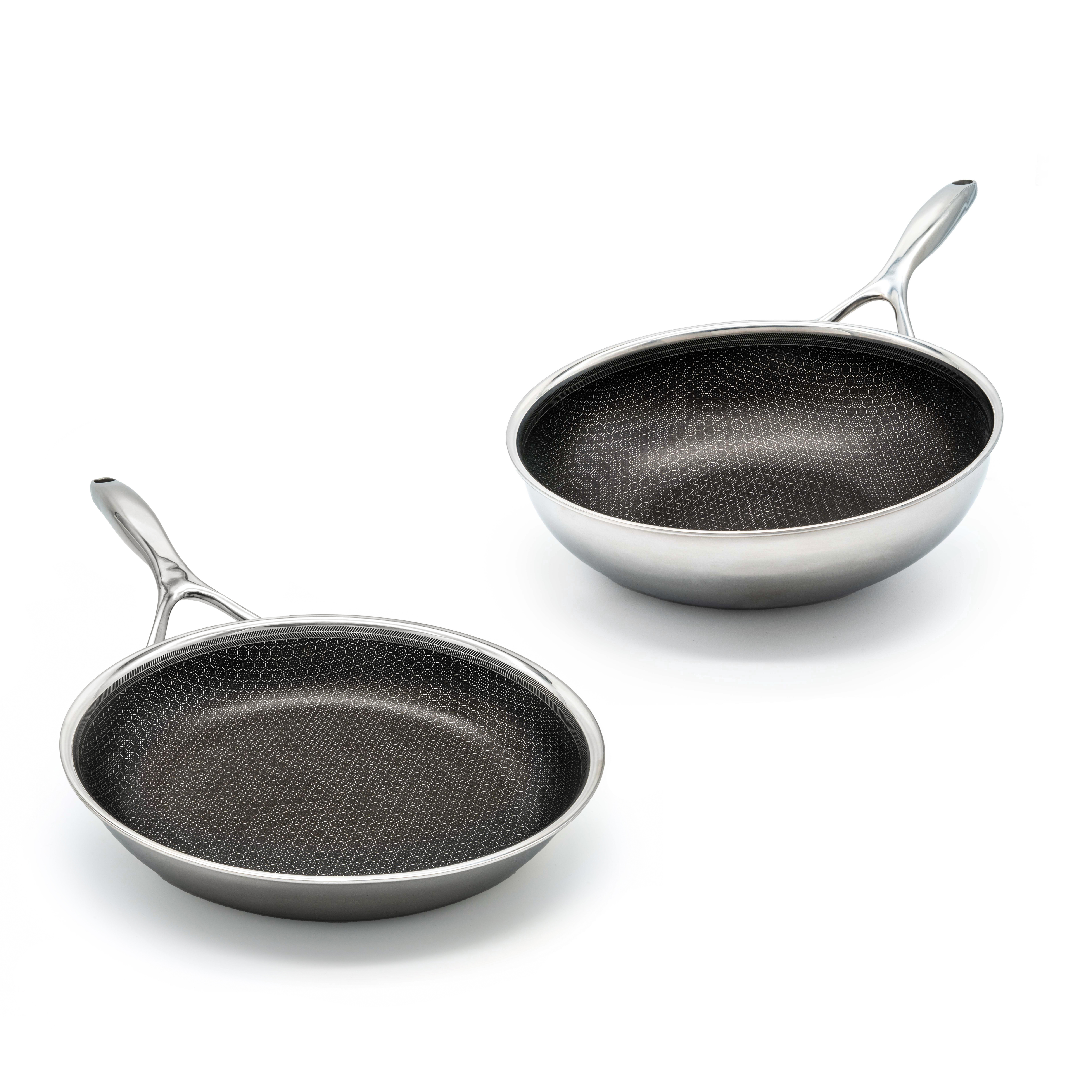 Hybride koekenpan & wok set Ø 28 2-delig